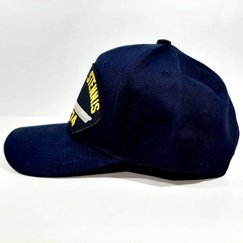 USS John C. Stennis Embroidered Patch Hat Baseball